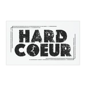 HARD COEUR Car Magnet – Black