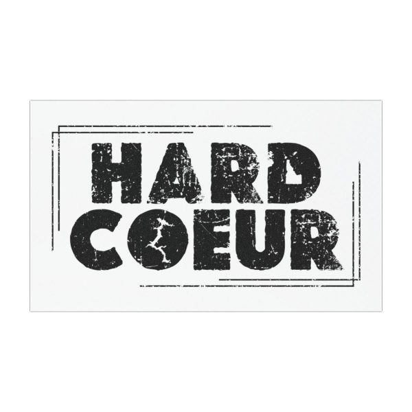 HARD COEUR Car Magnet – Black