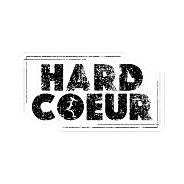 HARD COEUR Vinyl Stickers - Black