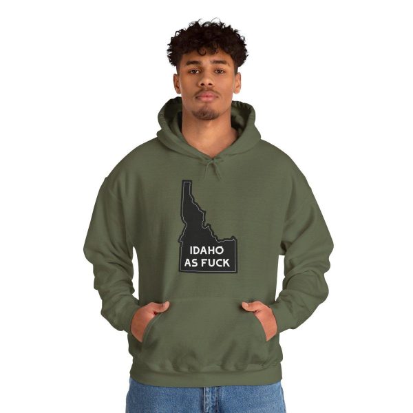 IDAHO AS FUCK Beefy Hoodie - Image 8
