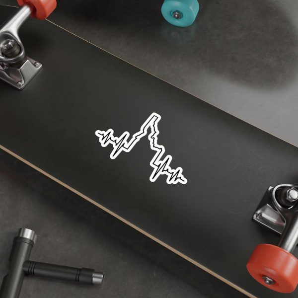 Idaho Pulse Vinyl Stickers - Black - Image 3